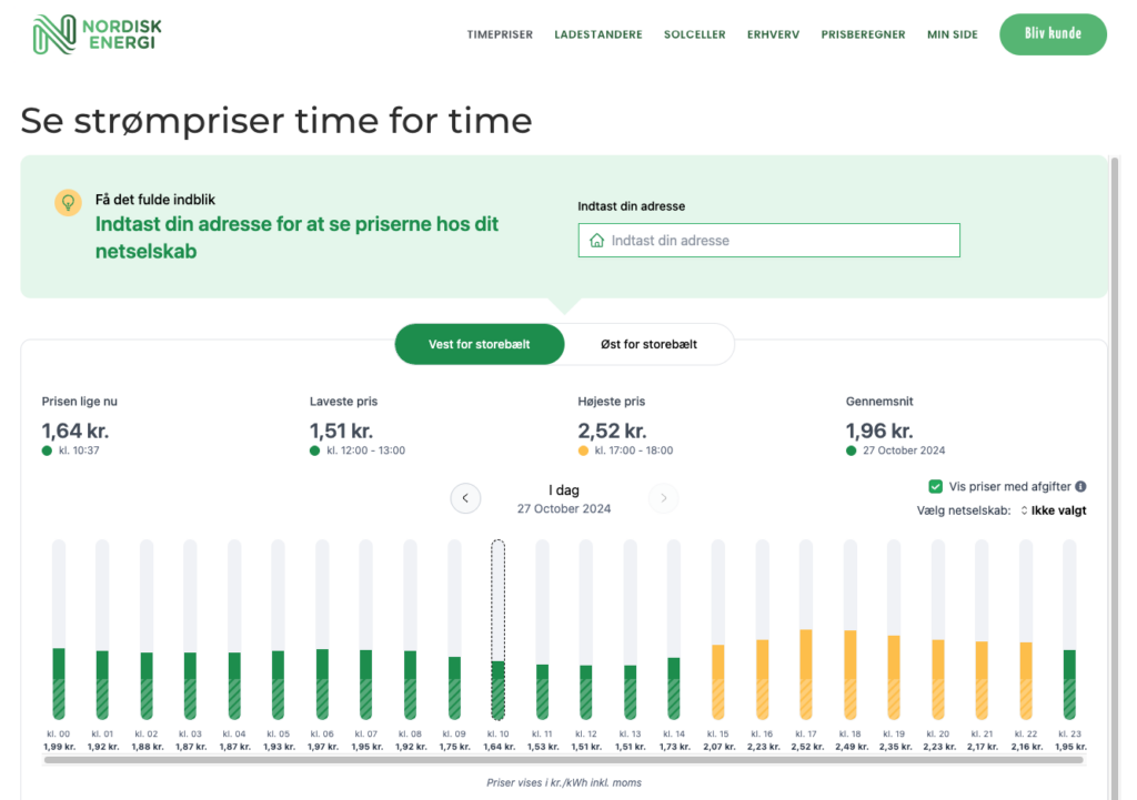 Nordisk Energi time for time