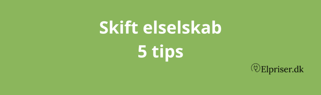 skift af elselskab