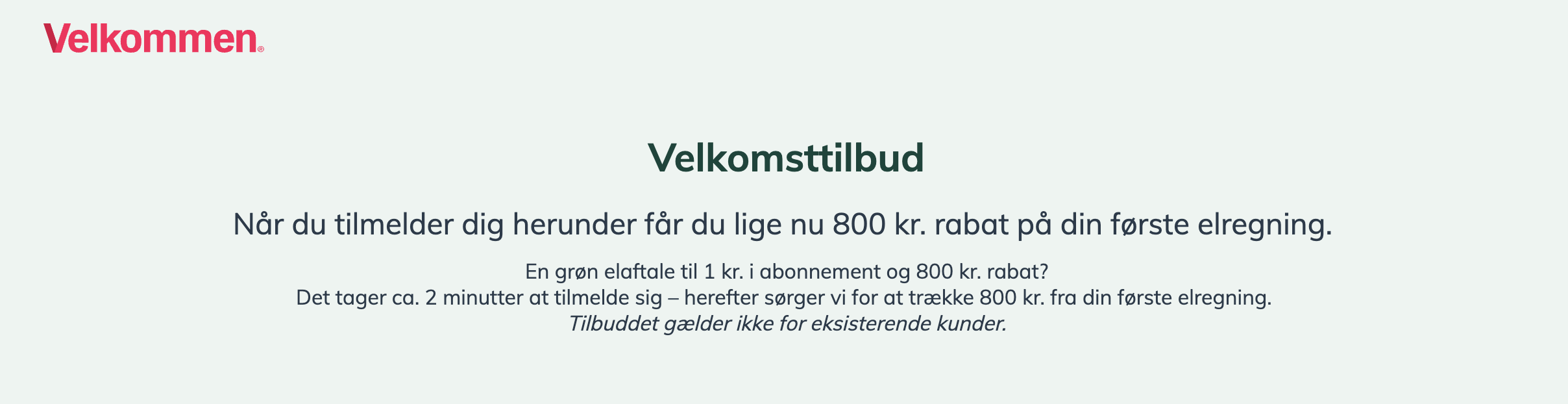Velkommen kampagne