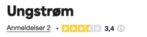 ungstrøm elselskab trustpilot score