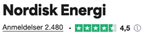 Nordisk Energi Trustpilot